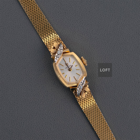 Omega Ladies Manual Wind 14K Yellow Gold 7mm