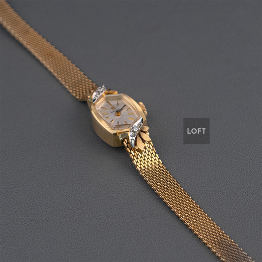 Omega Ladies Manual Wind 14K Yellow Gold 7mm