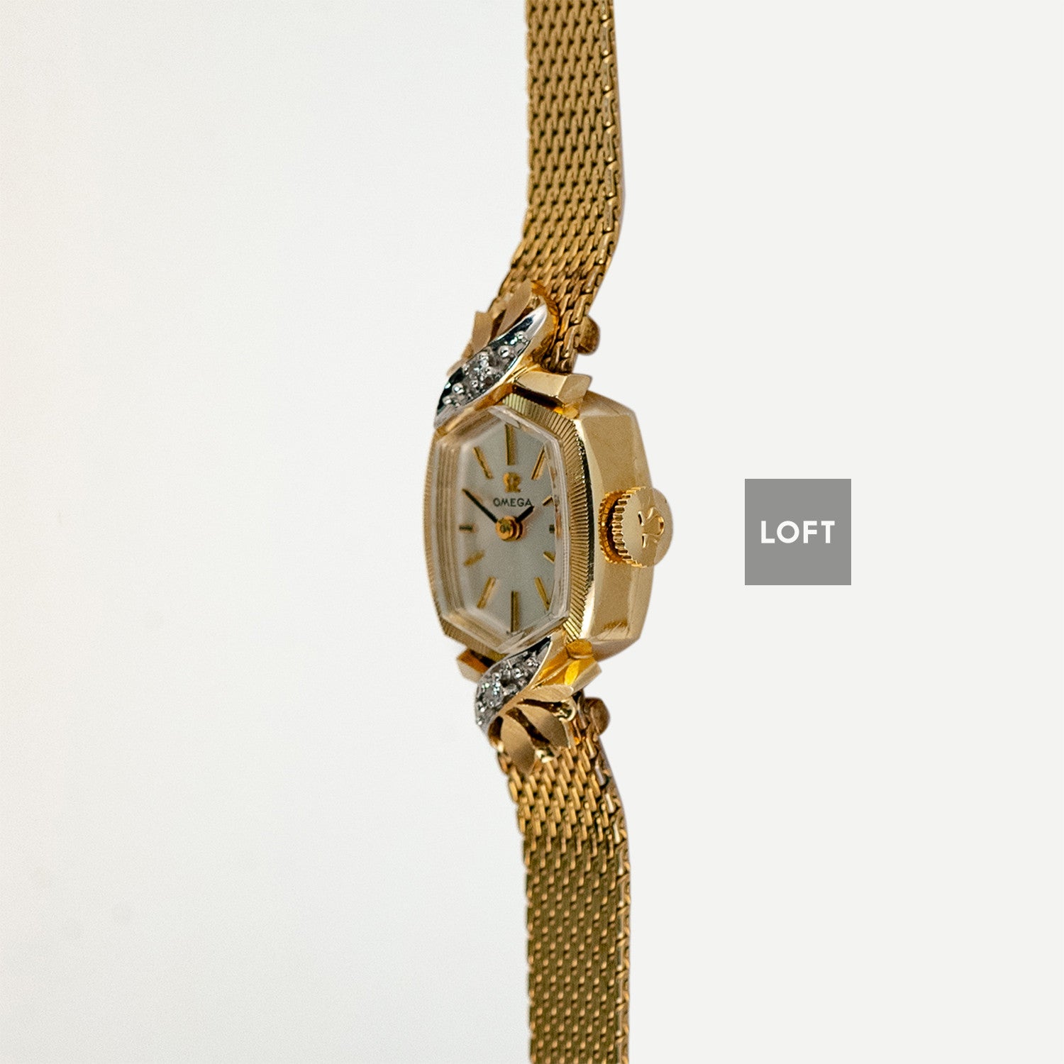 Omega Ladies Manual Wind 14K Yellow Gold 7mm