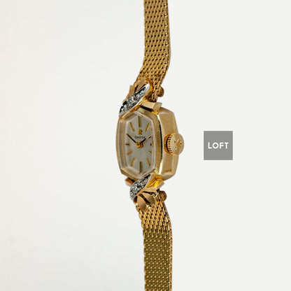 Omega Ladies Manual Wind 14K Yellow Gold 7mm
