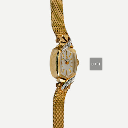 Omega Ladies Manual Wind 14K Yellow Gold 7mm