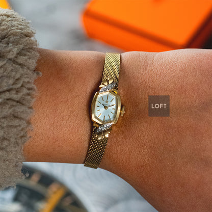 Omega Ladies Manual Wind 14K Yellow Gold 7mm