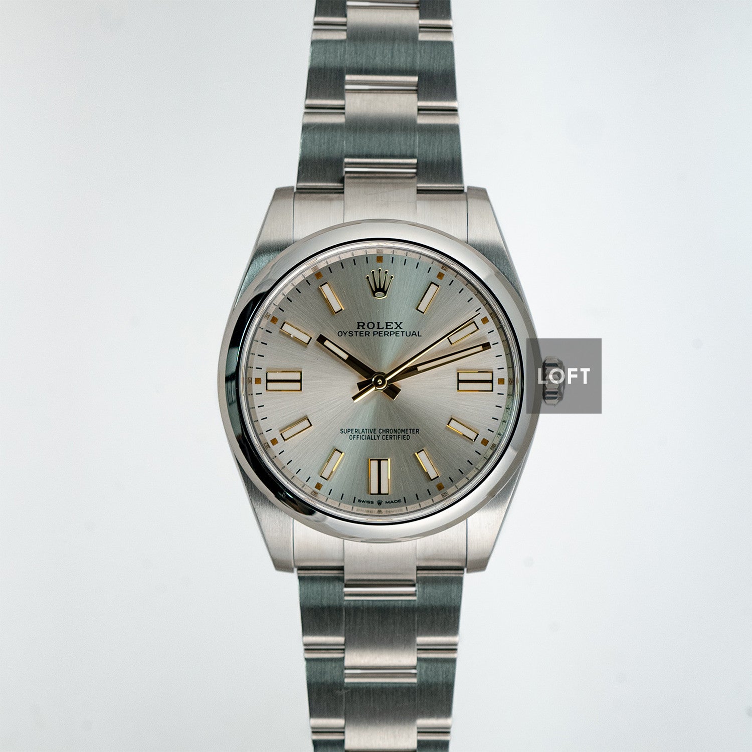Rolex Oyster Perpetual 124300 Silver Dial 41mm