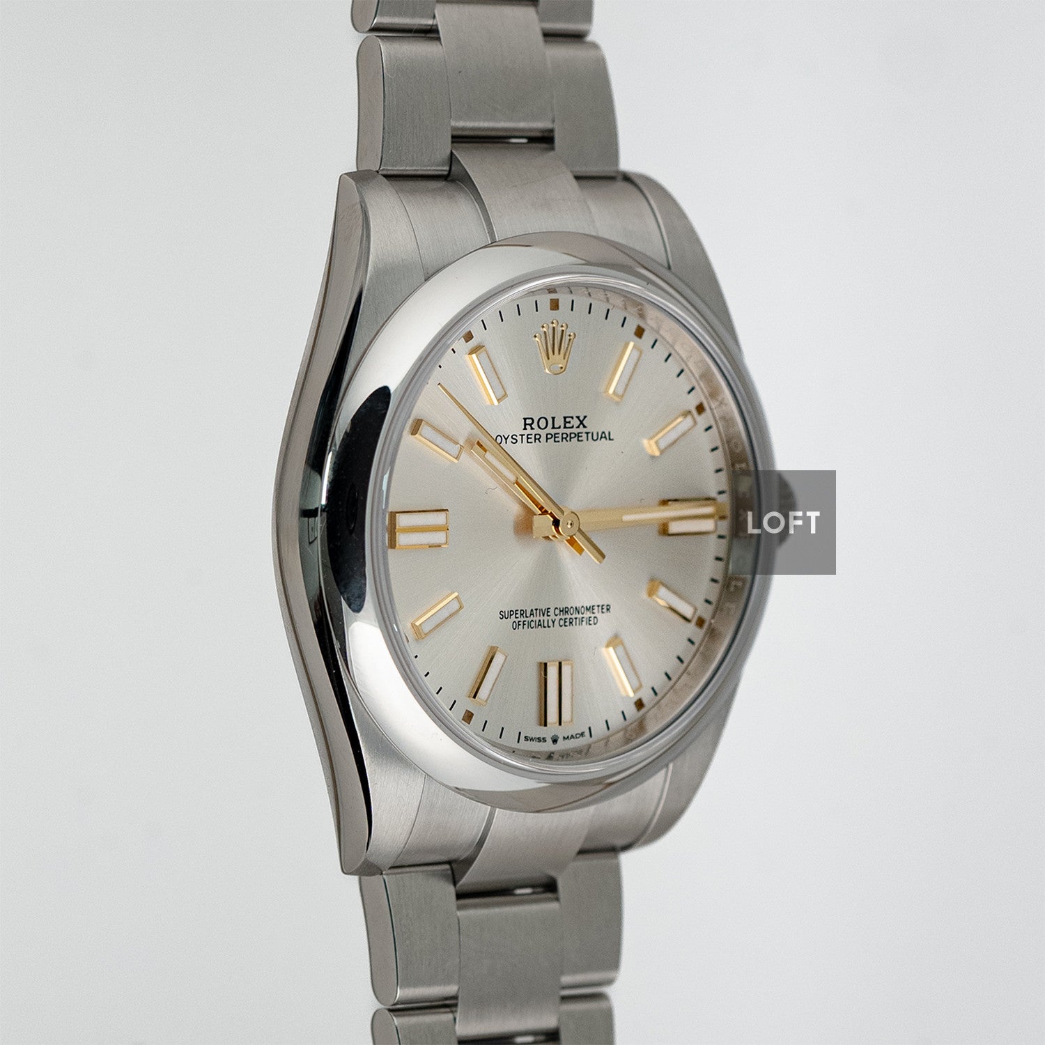 Rolex Oyster Perpetual 124300 Silver Dial 41mm