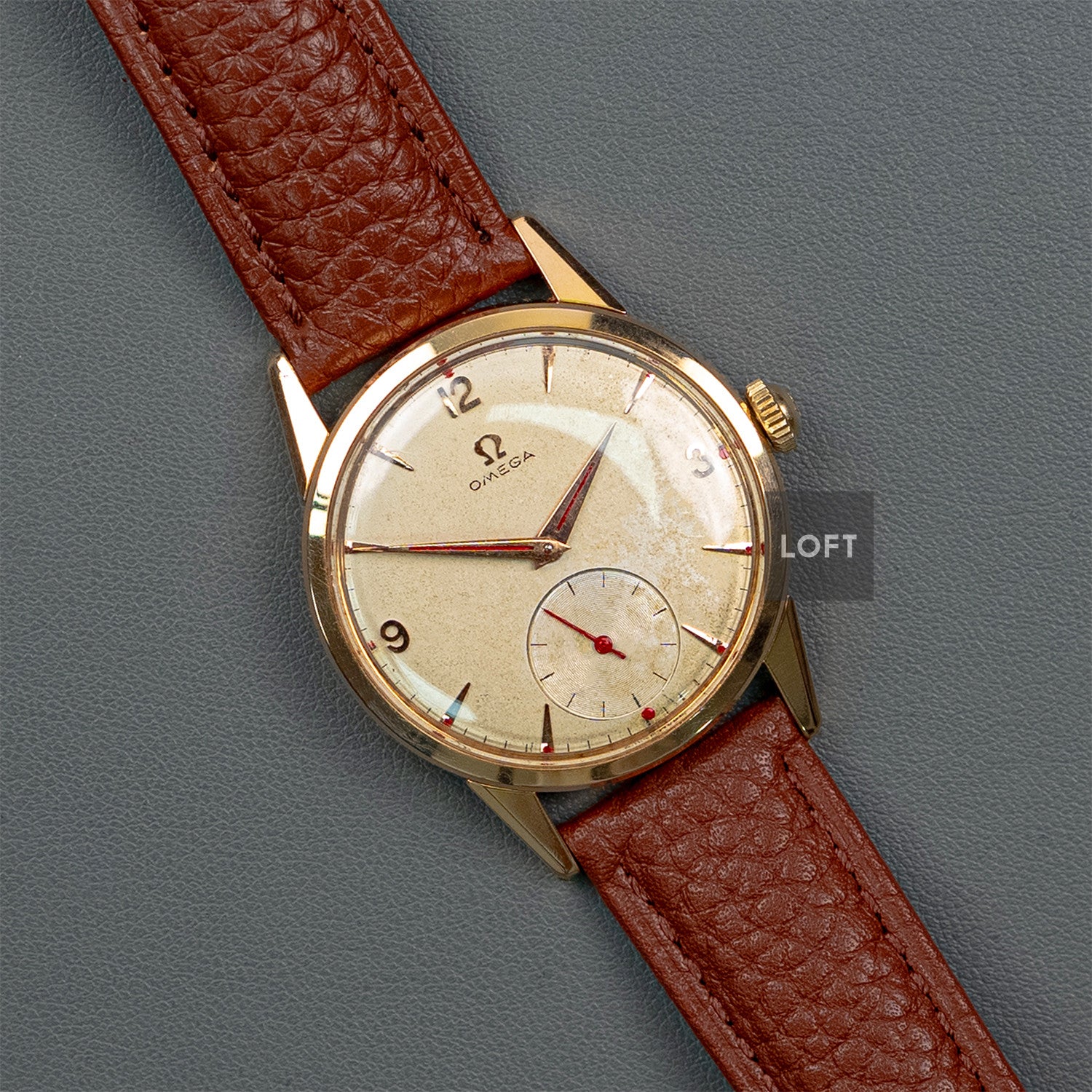 Omega Manual Wind Yellow Gold Vintage 34.5mm