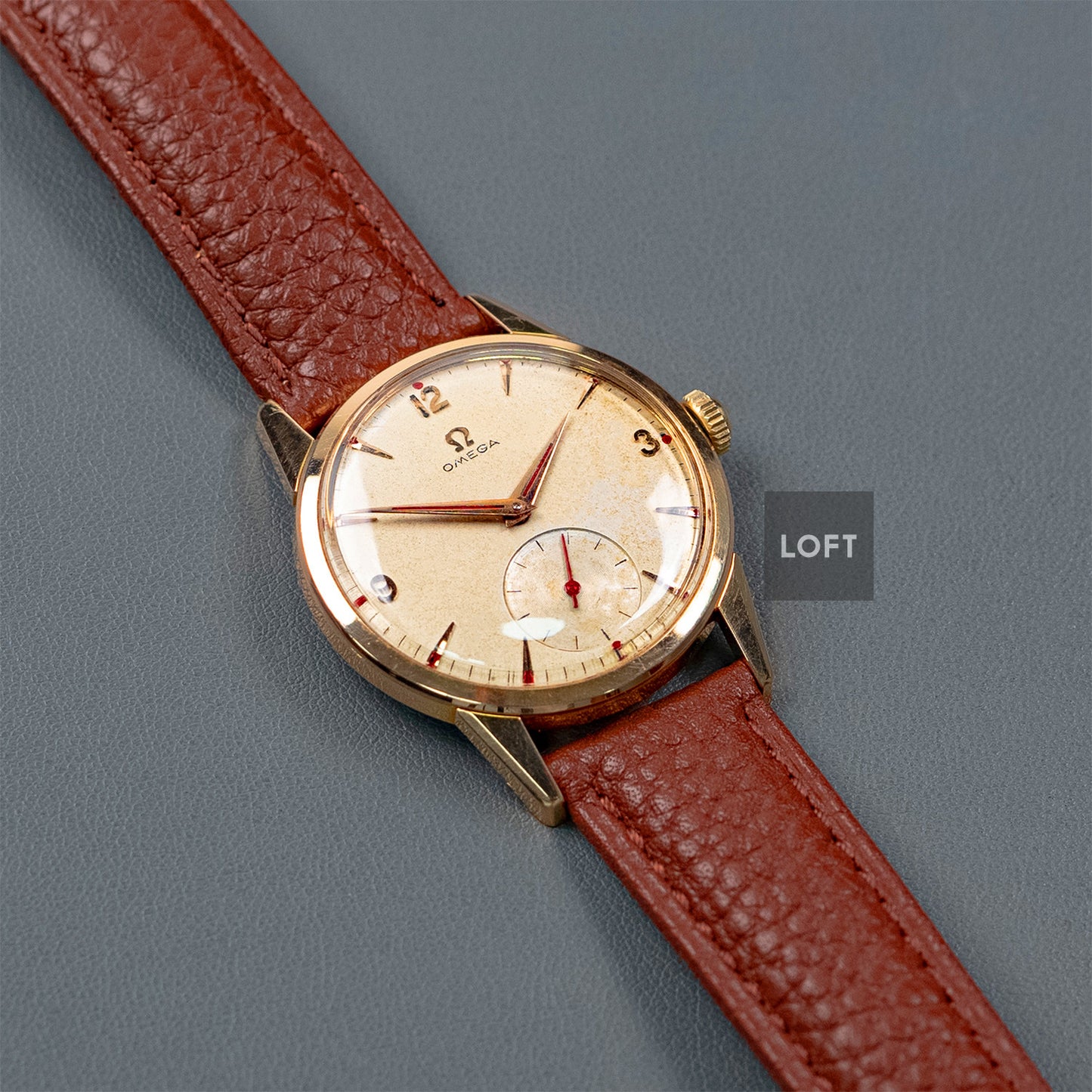 Omega Manual Wind Yellow Gold Vintage 34.5mm