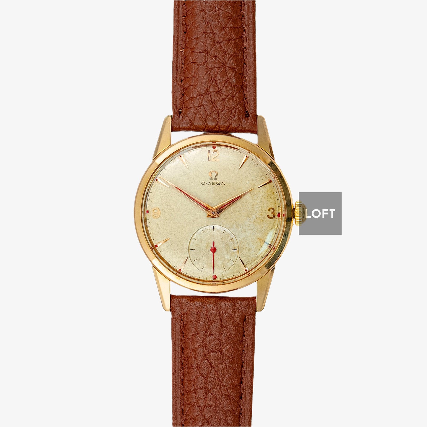 Omega Manual Wind Yellow Gold Vintage 34.5mm