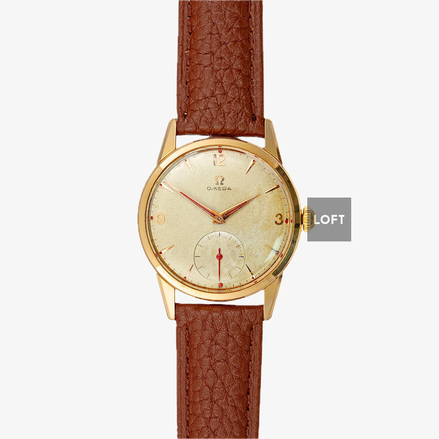 Omega Manual Wind Yellow Gold Vintage 34.5mm