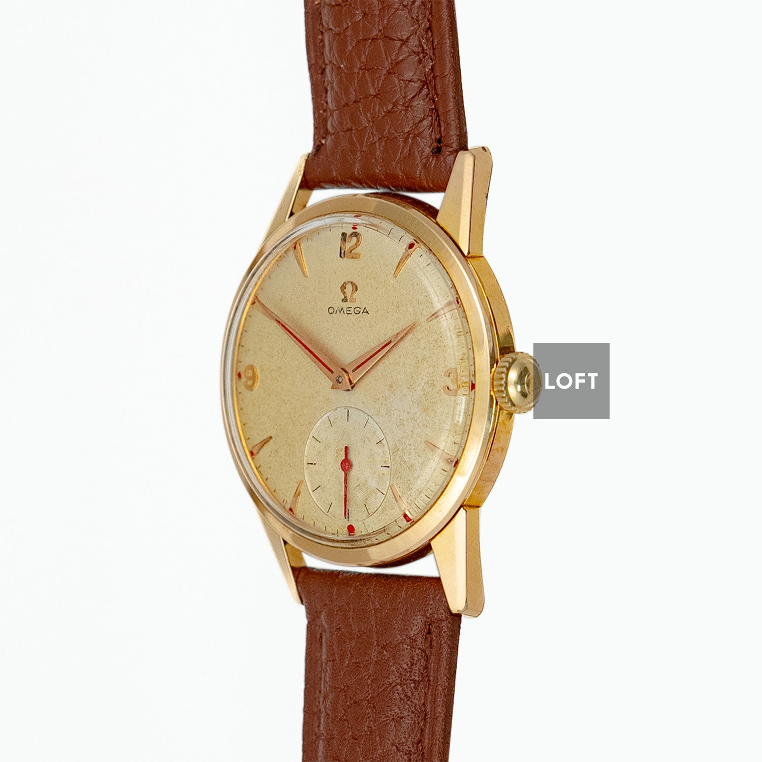 Omega Manual Wind Yellow Gold Vintage 34.5mm