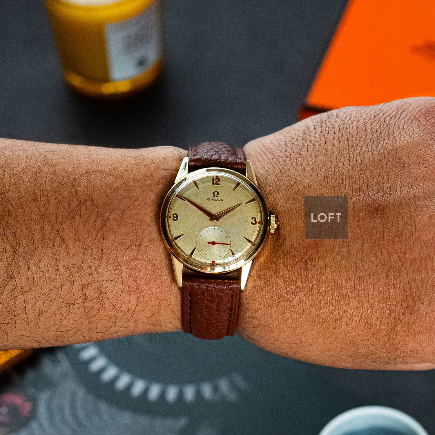 Omega Manual Wind Yellow Gold Vintage 34.5mm