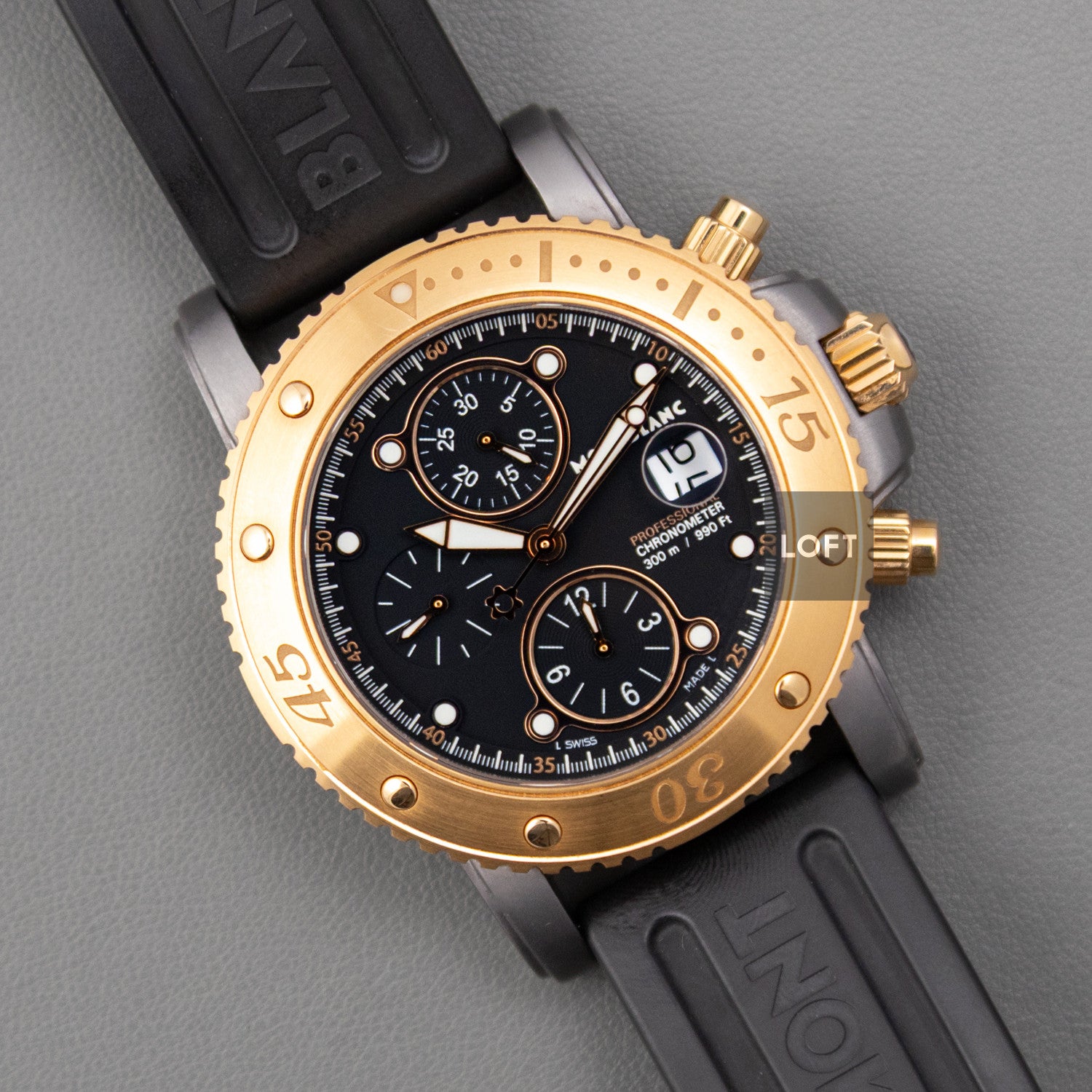 Montblanc Sport Chronograph Black Rubber 41 mm