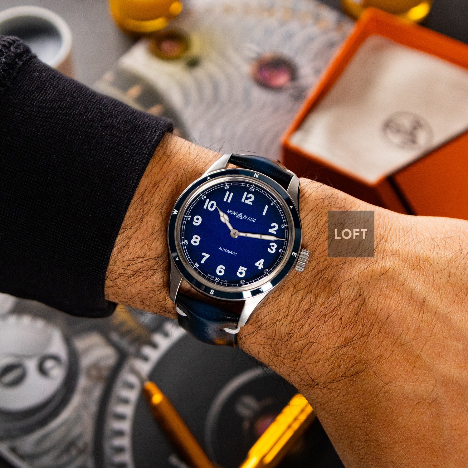 Montblanc 1858 Automatic Blue Dial 40mm