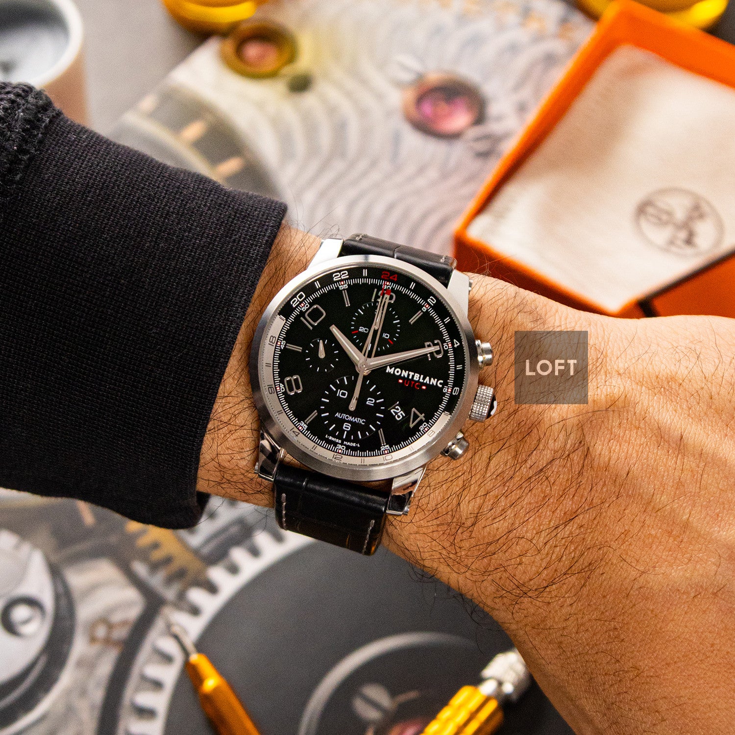 Montblanc TimeWalker Chrono Voyager UTC Black 43mm