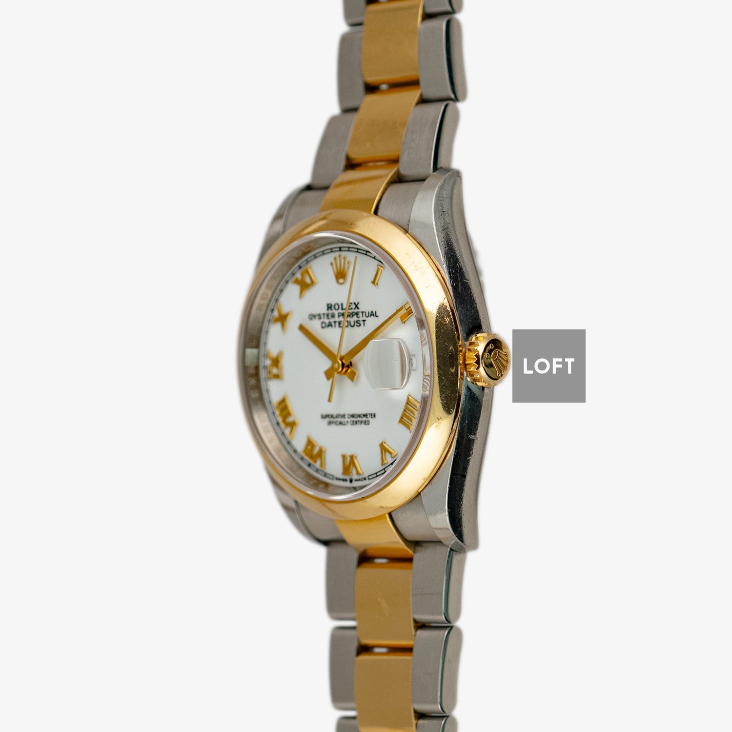 Rolex Datejust 126203 Two-Tone Roman Oyster 36mm