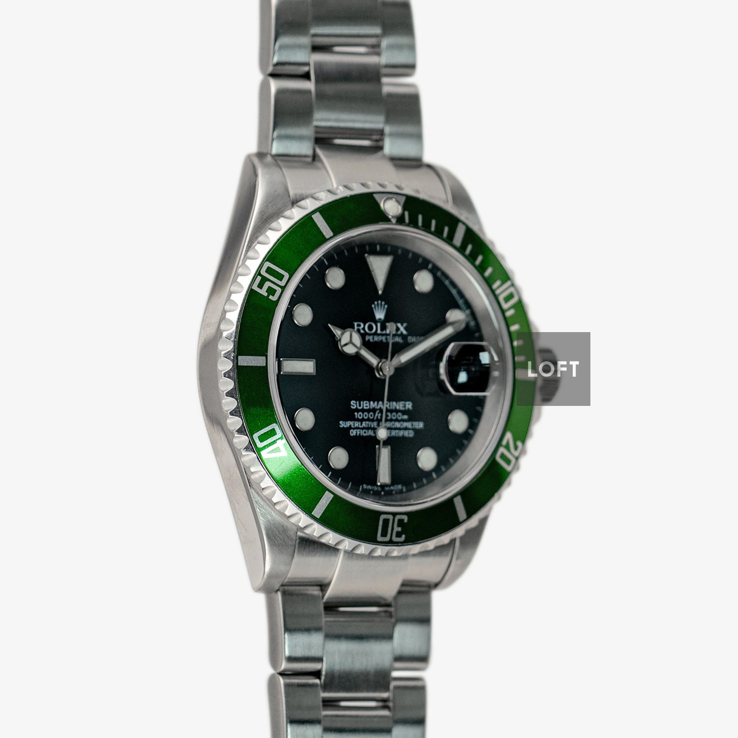 Rolex Submariner Date 16610 Kermit 40mm
