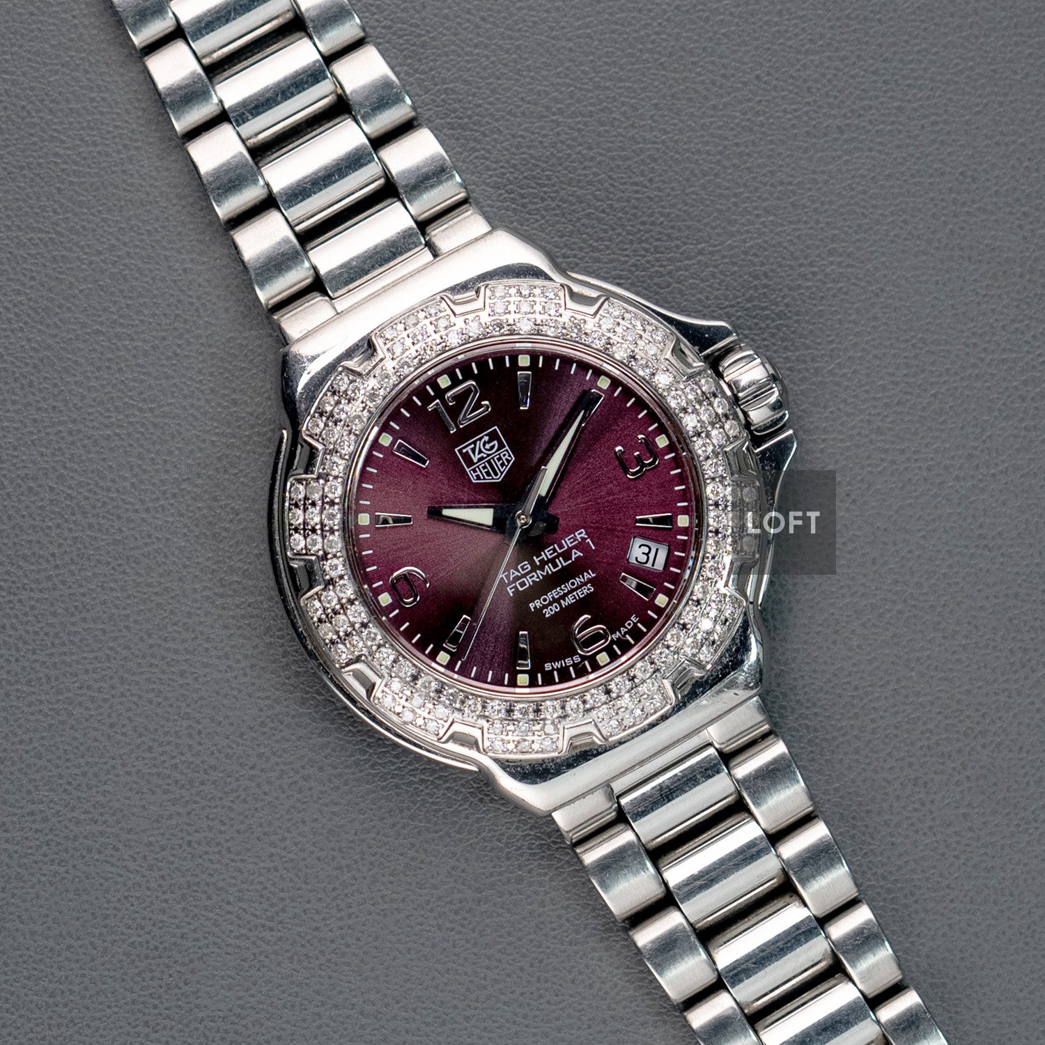 TAG Heuer Formula 1 Lady Quartz Burgundy 36mm – LOFT