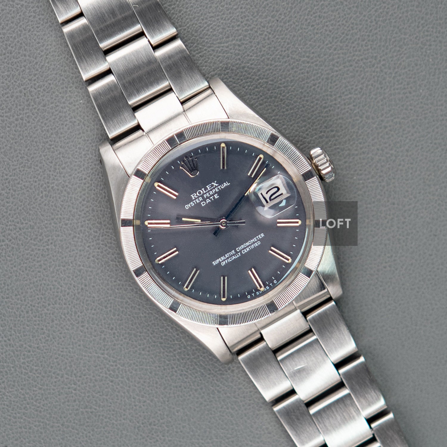 Rolex Oyster Perpetual Date 1501 Grey Dial 34mm
