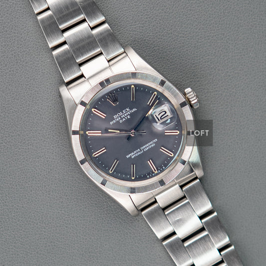 Rolex Oyster Perpetual Date 1501 Grey Dial 34mm