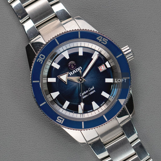 Rado Captain Cook Automatic Blue Steel 42mm