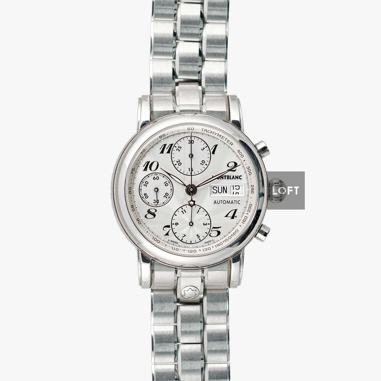 MONT BLANC AUTOMATIC 腕時計 モンブラン アイスシー オートマティック デイト - 高級腕時計
