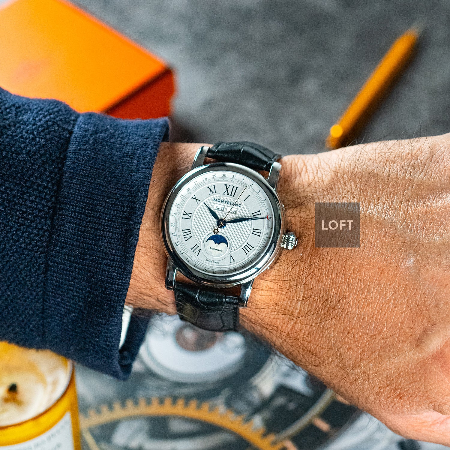 Montblanc Star Moonphase Automatic White Dial 42mm