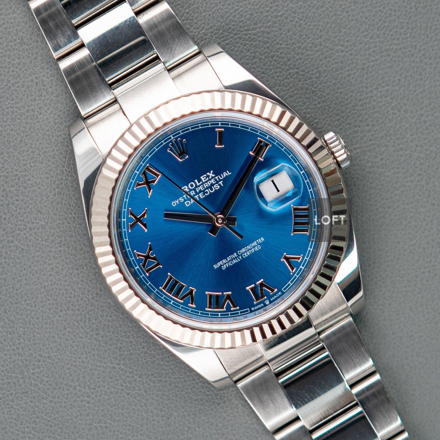 Rolex Datejust 41 ref. 126334 Blue Roman 41mm