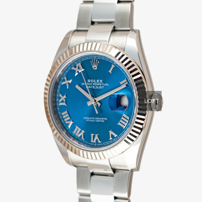 Rolex Datejust 41 ref. 126334 Blue Roman 41mm