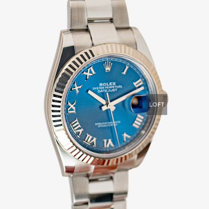 Rolex Datejust 41 ref. 126334 Blue Roman 41mm
