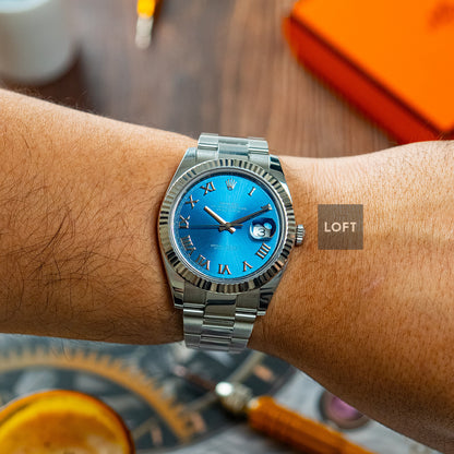 Rolex Datejust 41 ref. 126334 Blue Roman 41mm