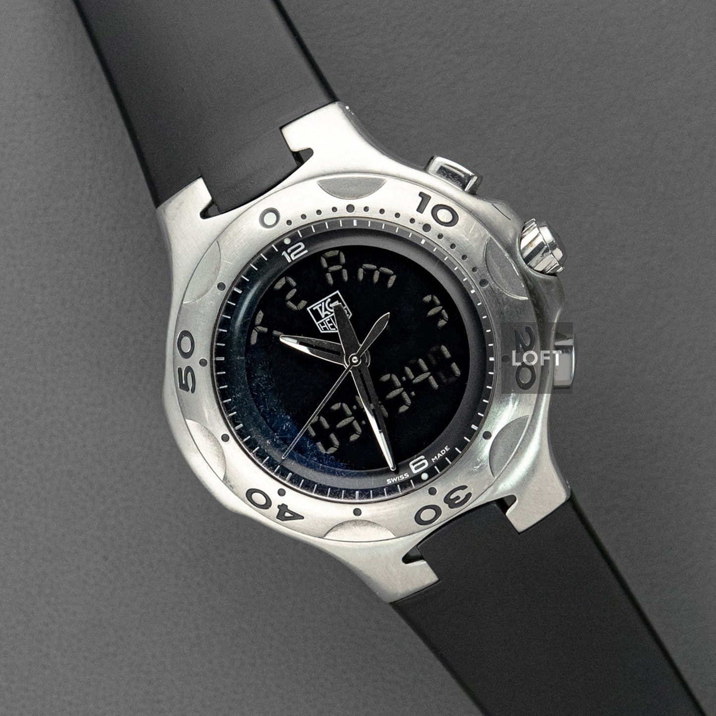 TAG Heuer Kirium Ani-Digi Quartz Rubber Strap 40mm