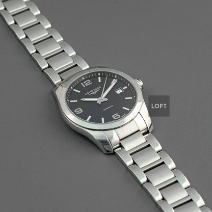 Longines Conquest Classic Automatic Black Dial 40mm