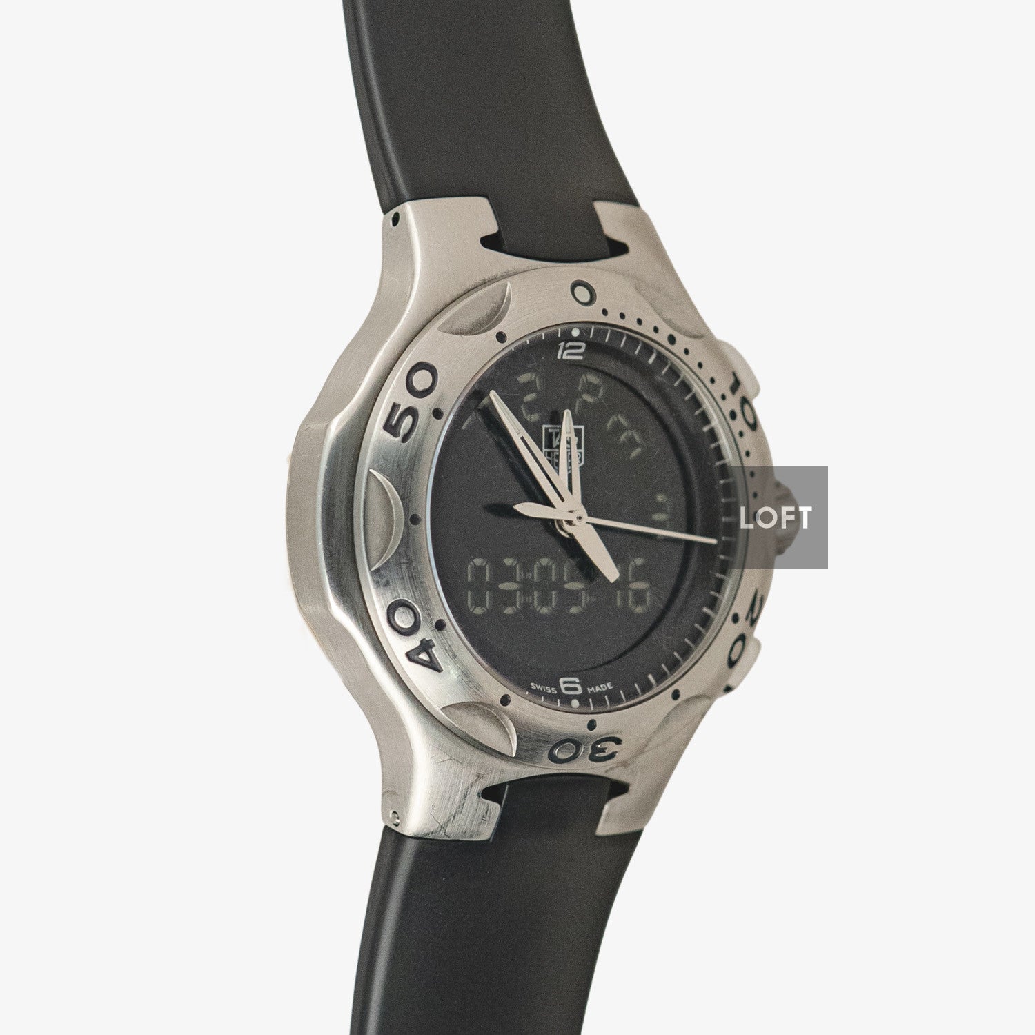 TAG Heuer Kirium Ani-Digi Quartz Rubber Strap 40mm