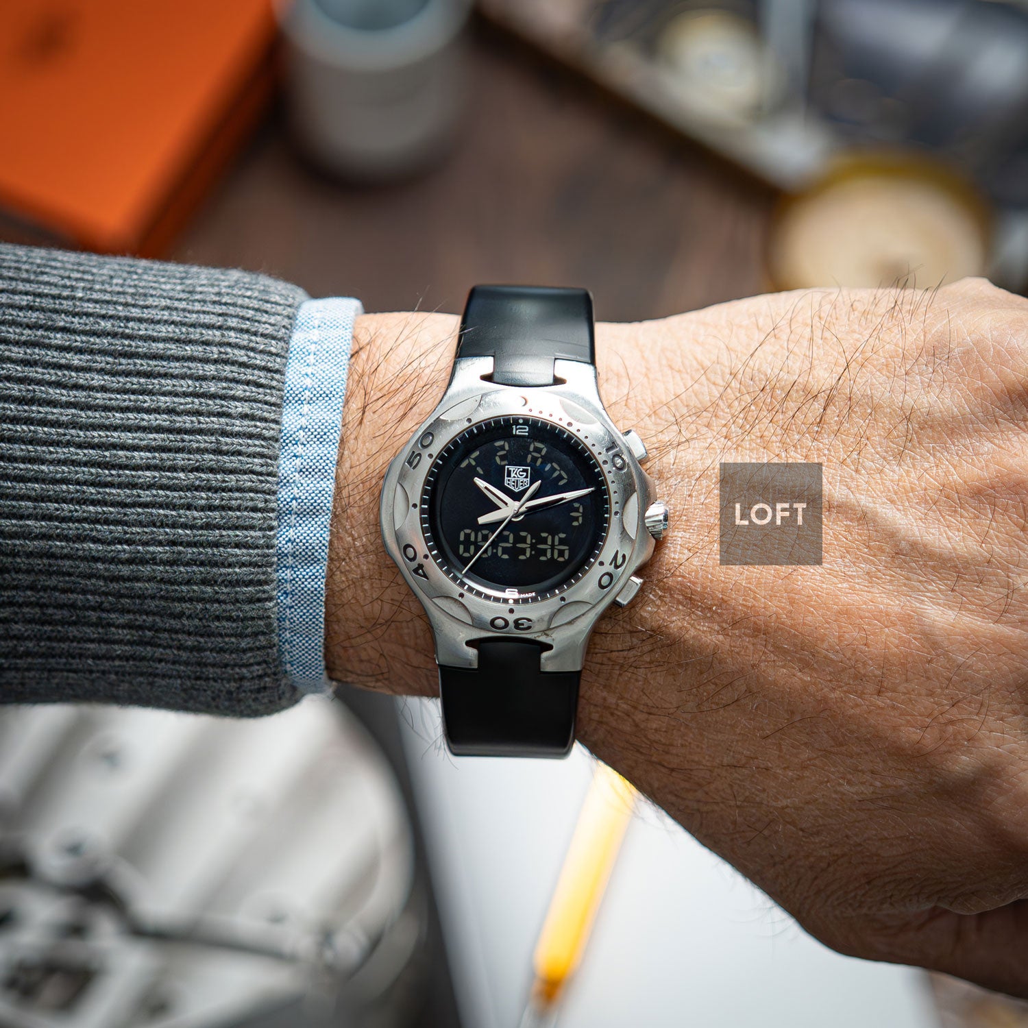 TAG Heuer Kirium Ani-Digi Quartz Rubber Strap 40mm