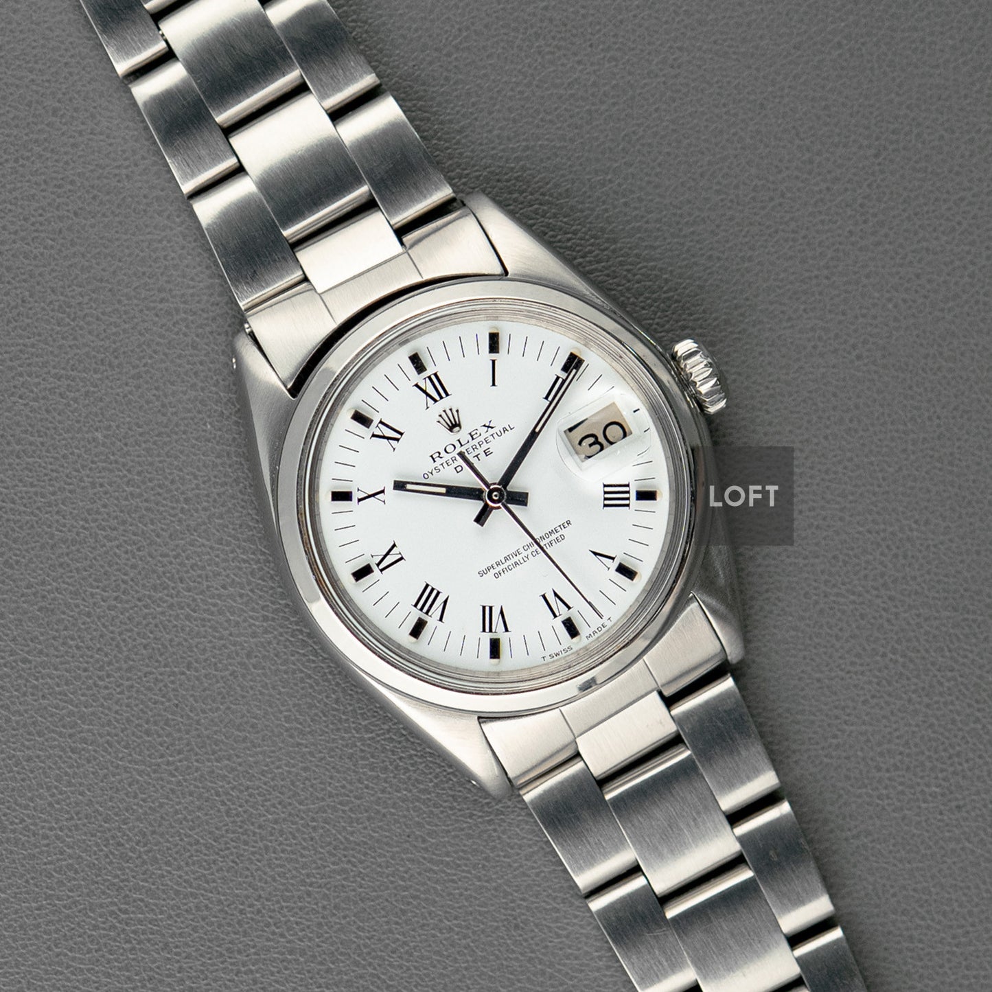 Rolex Oyster Perpetual Date 1500 Roman 34mm
