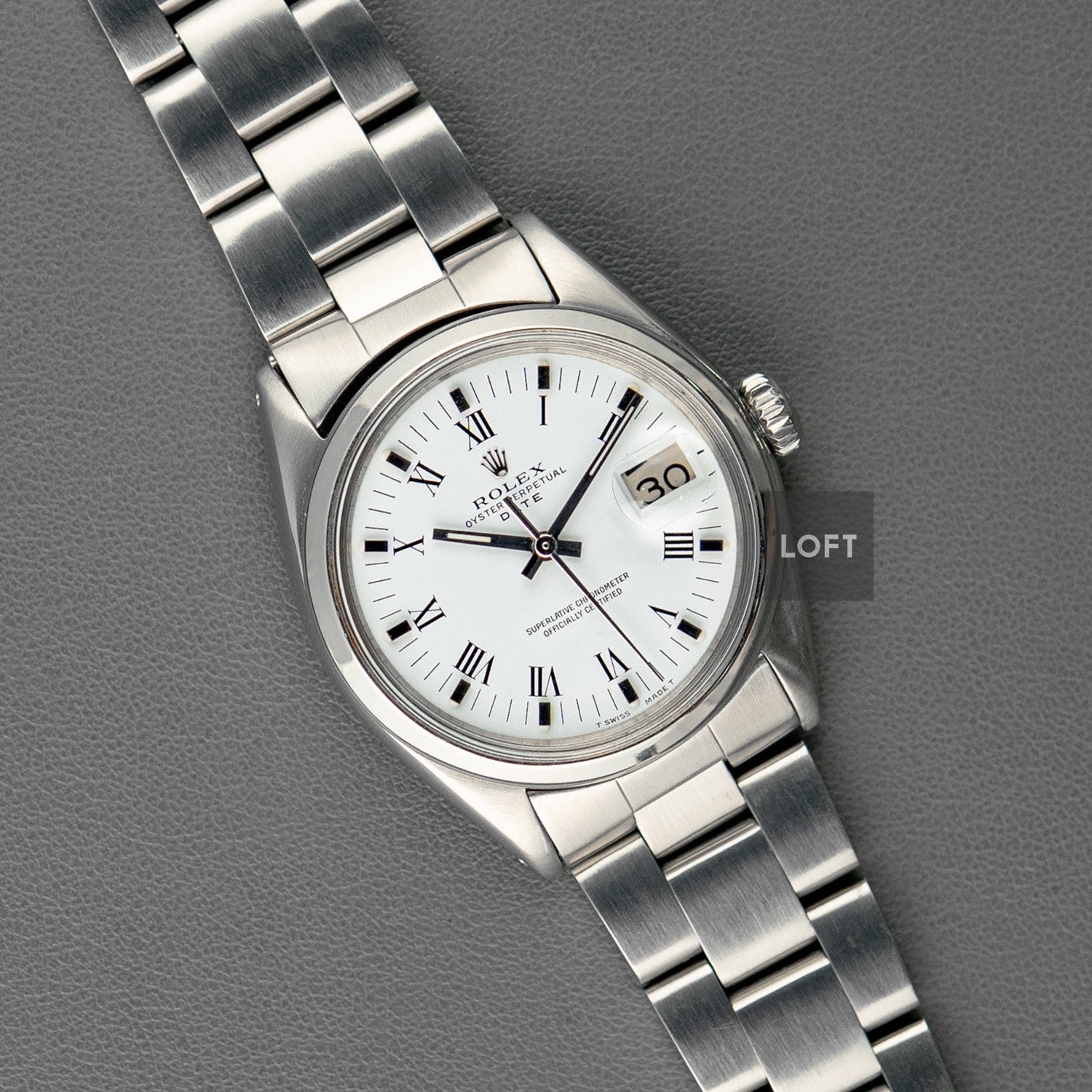 Rolex Oyster Perpetual Date 1500 Roman 34mm