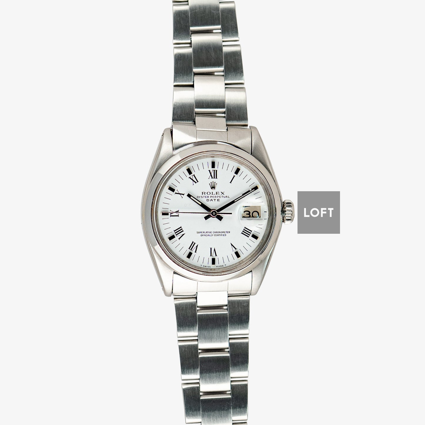 Rolex Oyster Perpetual Date 1500 Roman 34mm