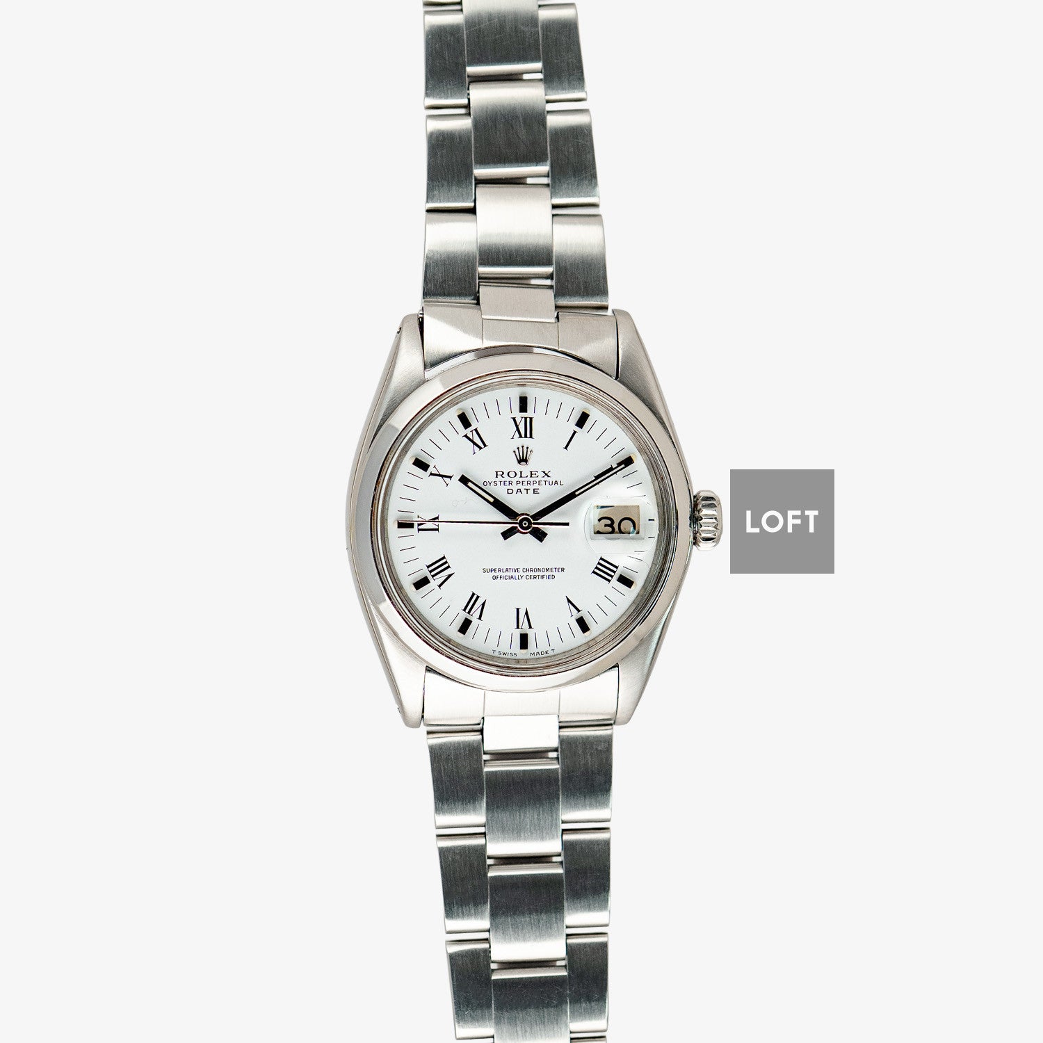 Rolex Oyster Perpetual Date 1500 Roman 34mm