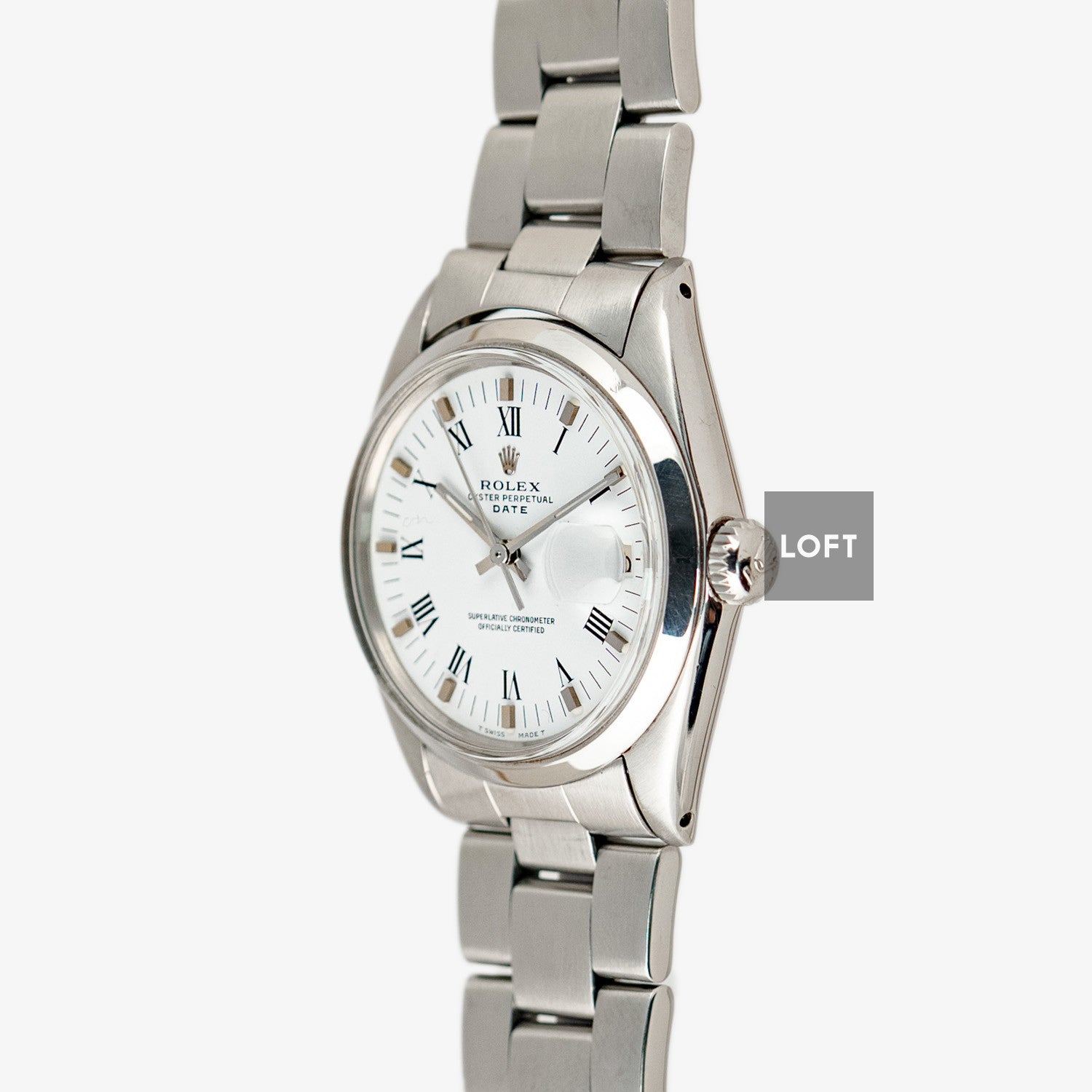 Rolex Oyster Perpetual Date 1500 Roman 34mm