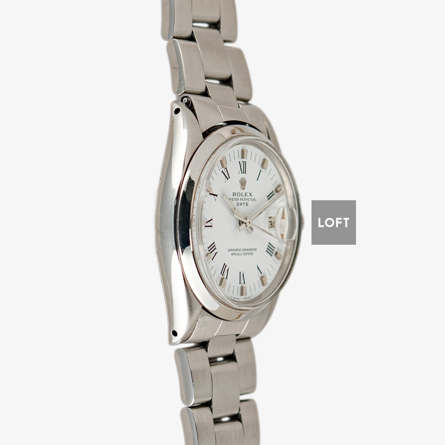 Rolex Oyster Perpetual Date 1500 Roman 34mm
