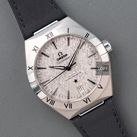 Omega Constellation Automatic Silver Dial Rubber 41mm