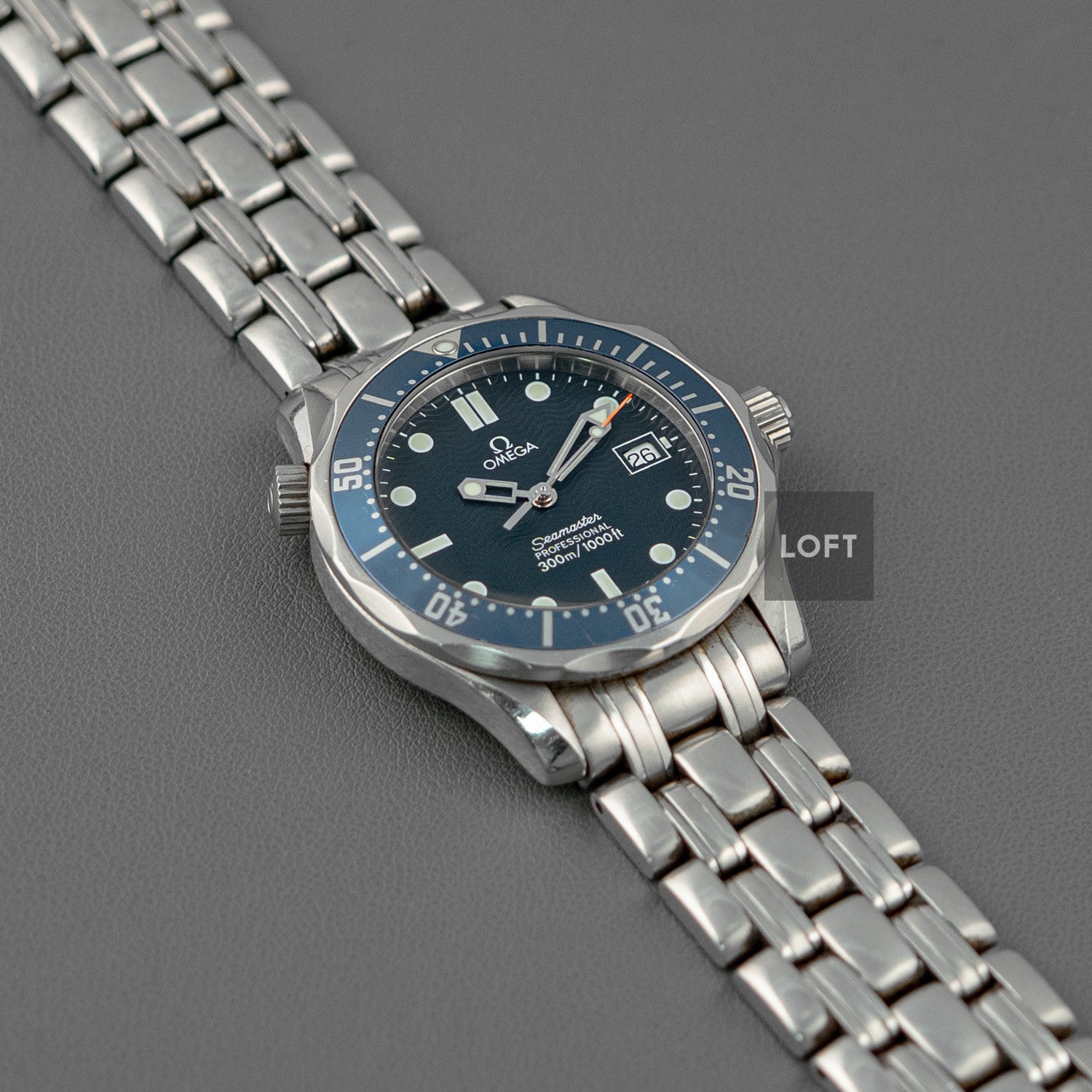 時計 OMEGA Seamaster Omega Seamaster Diver 300M Co-Axial Chronometer 41mm *Blue