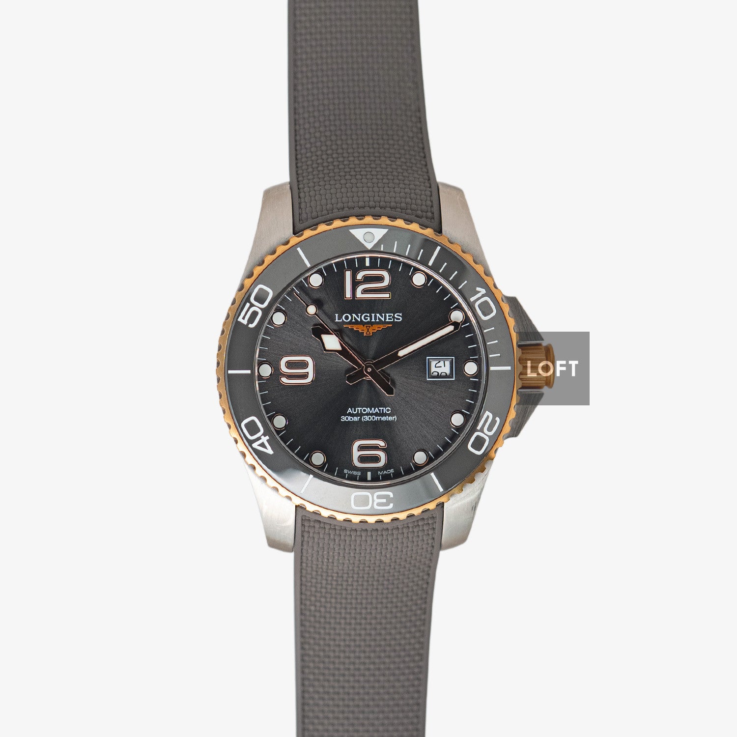 Longines HydroConquest Automatic Grey Dial 41mm