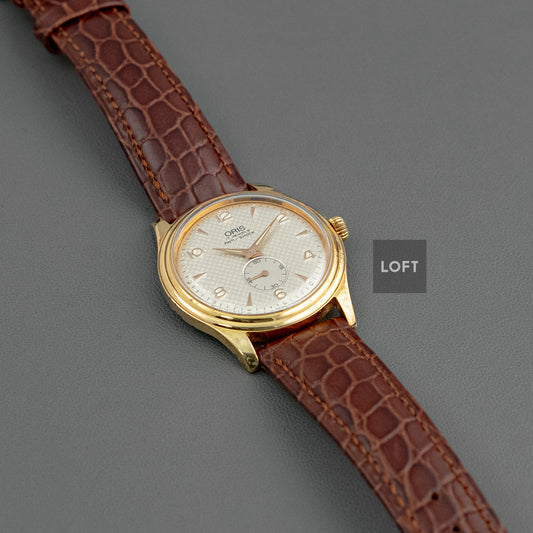 Oris Manual Wind Small Seconds Rose Gold 35mm