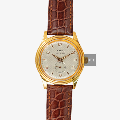 Oris Manual Wind Small Seconds Rose Gold 35mm