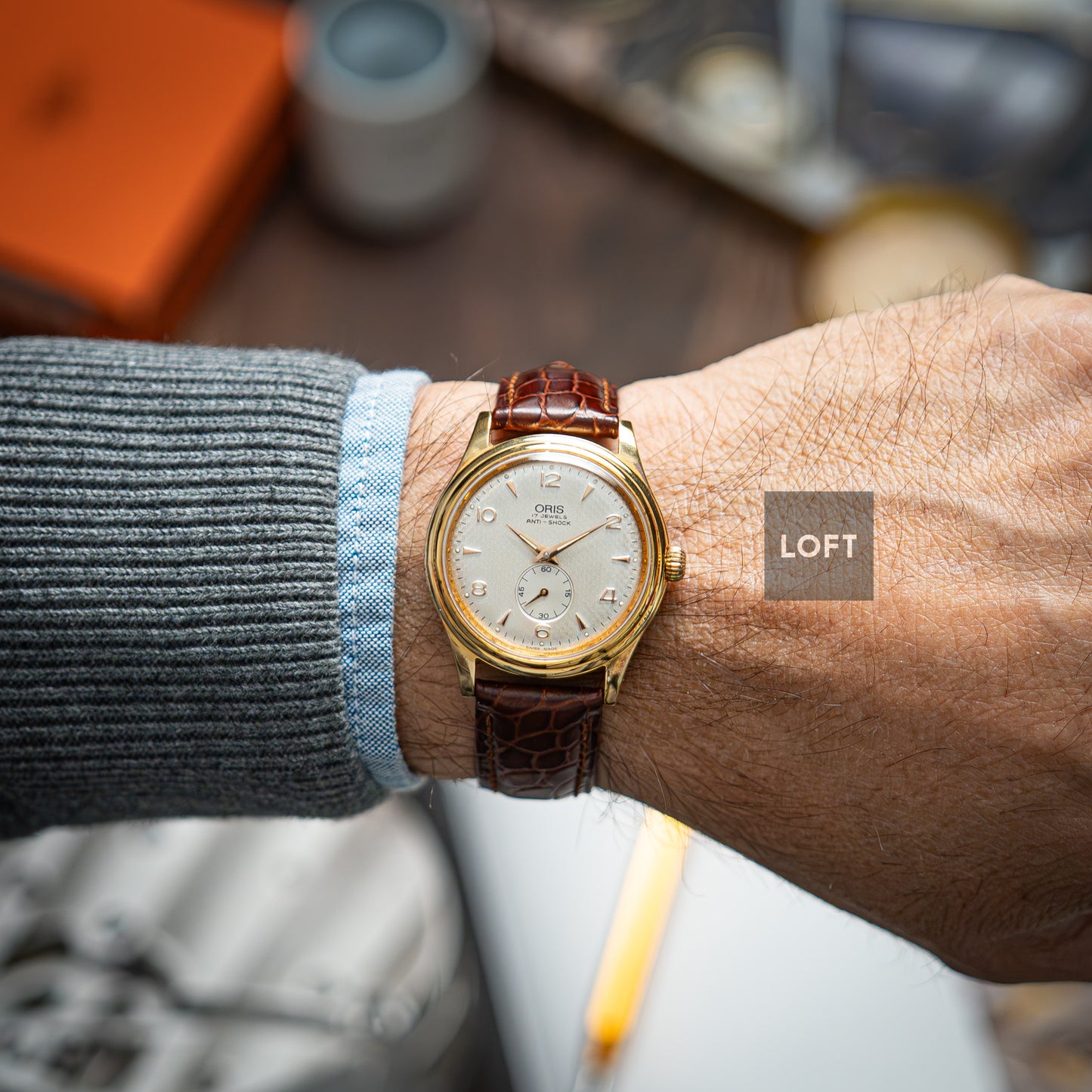 Oris Manual Wind Small Seconds Rose Gold 35mm