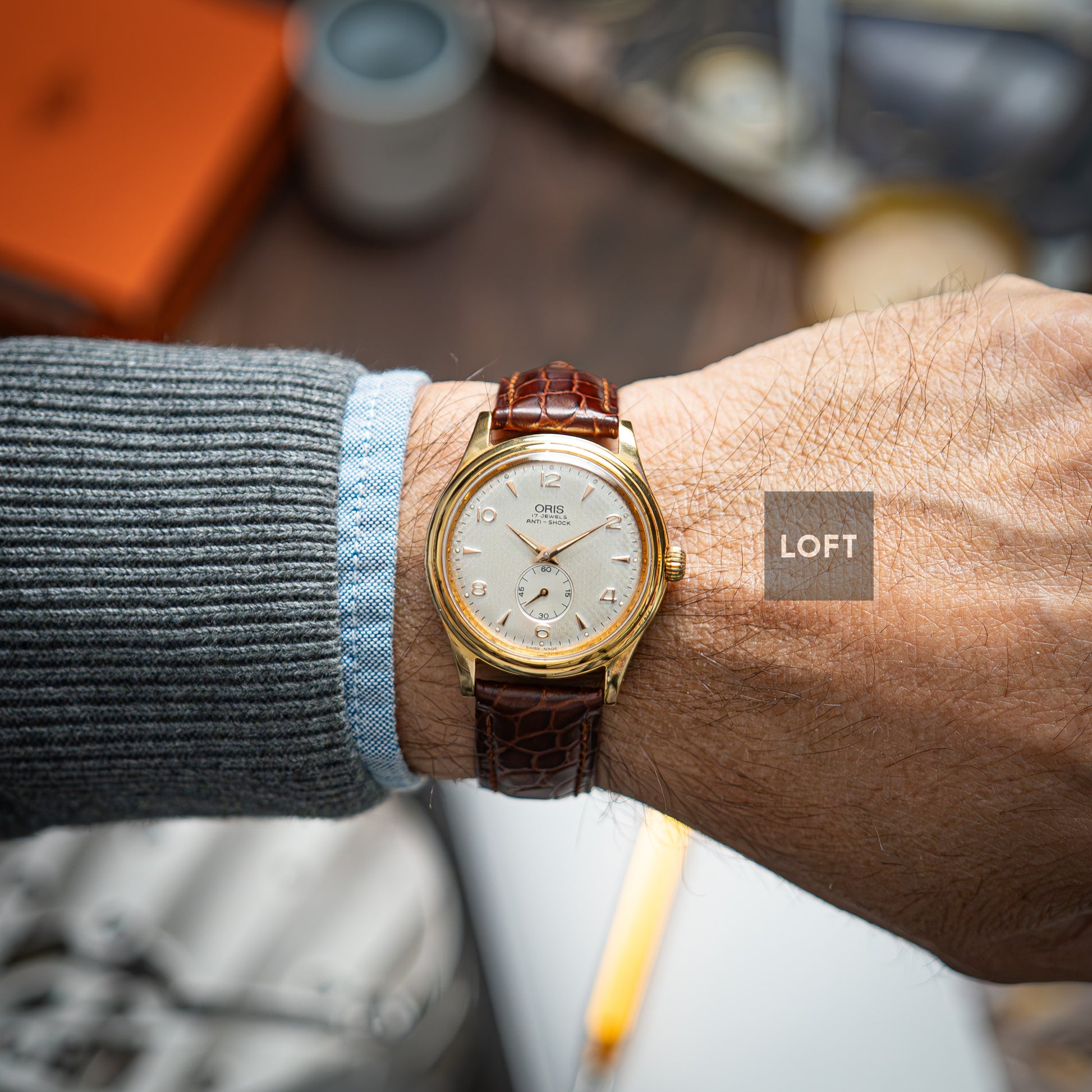 Oris Manual Wind Small Seconds Rose Gold 35mm