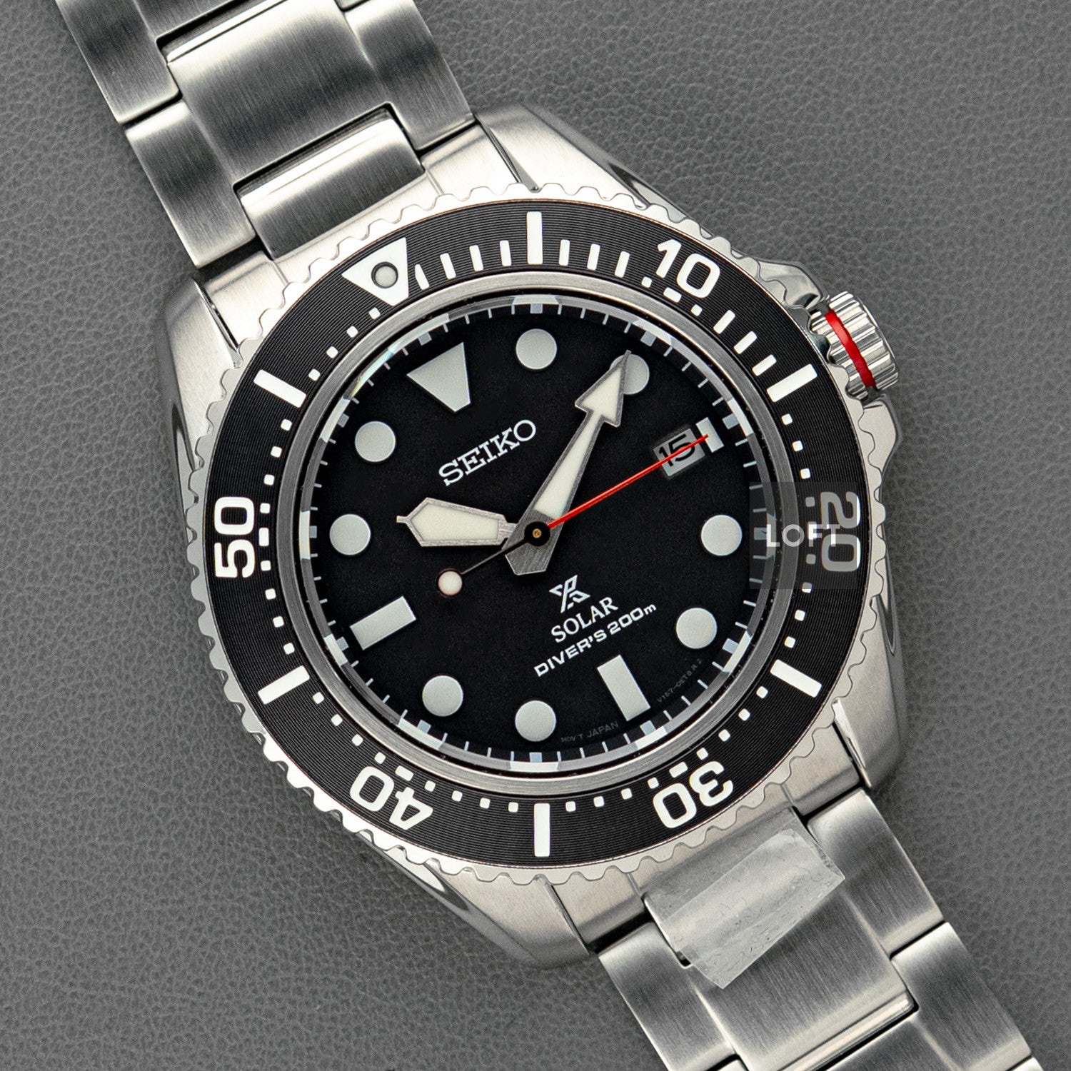 Seiko Prospex Solar Diver SNE589 Black Dial 42.8mm