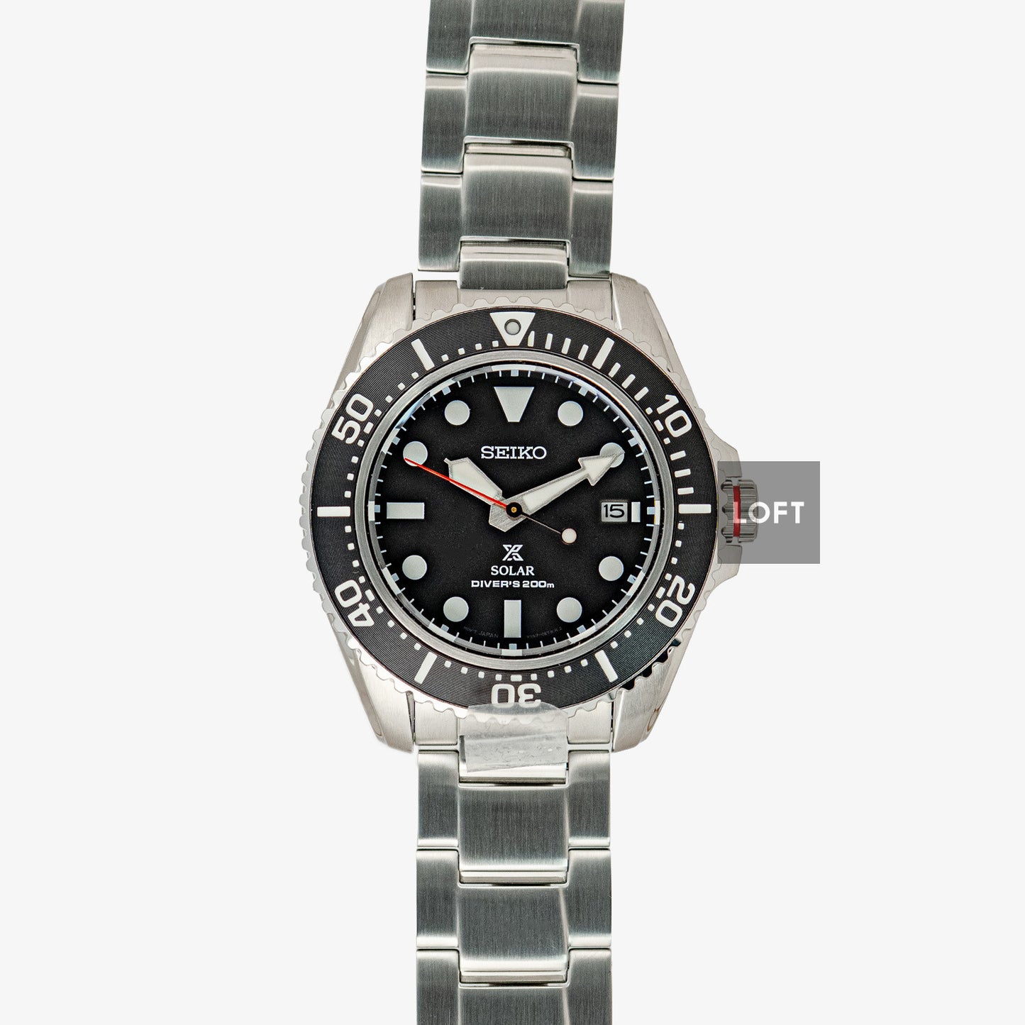Seiko Prospex Solar Diver SNE589 Black Dial 42.8mm