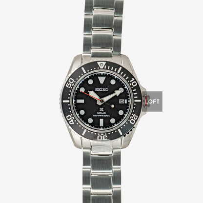 Seiko Prospex Solar Diver SNE589 Black Dial 42.8mm