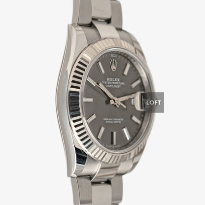 Rolex Datejust 126334 Oystersteel Dark Rhodium 41mm